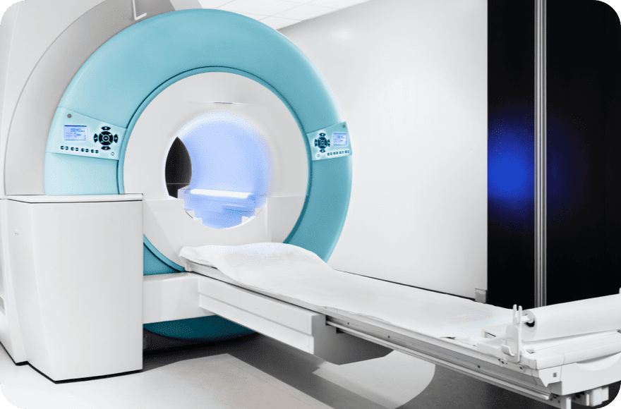 S: Máquina de MRI (imágenes por resonancia magnética)